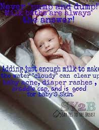 Empty the breast milk into the water, and swirl to mix. Pin On Breastfeeding Tips