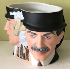 1985 Avon WRIGHT Brothers AVIATOR AIRPLANE AVIATION PIONEERS Character Mug  Cup