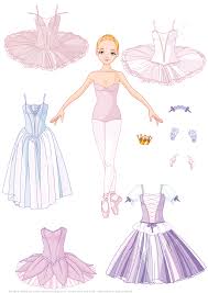 Coloring pages paper dolls dress up para imprimir. Paper Doll Of A Girl Ballet Dancer With Different Costumes Super Coloring Paper Dolls Clothing Paper Doll Dress Princess Paper Dolls