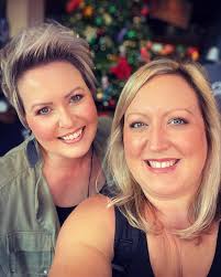 Sisters gathering, sharing food with others