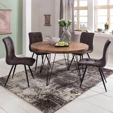 Esstische eßtisch tische rund ausziehbar, runder esstisch holz esstisch massiv ausziehbar. Finebuy Design Esszimmertisch Bati Rund O 120 X 78 Cm Sheesham Massiv Holz Landhaus Esstisch