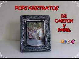 Porta Retrato Reciclado Para El Dia De La Madre Portrait Portrait Recycled For The Day Of The Madrre Youtube Creativita Riciclo Cornici