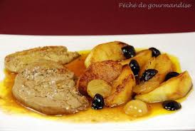 Foie Gras Frais Aux Pommes Et Aux Raisins D Apres Alain Ducasse Peche De Gourmandise Peche De Gourmandise Foie Gras Frais Foie Gras