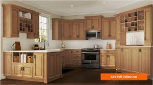 Pantry cabinets generally range from 84 to 96 inches tall and can be made very narrow or very wide which makes them perfect for fitting them into your kitchen. Hampton Bay Hampton Assembled 18x96x24 In Pantry Kitchen Cabinet In Medium Oak Kp1896 Mo The Home Depot