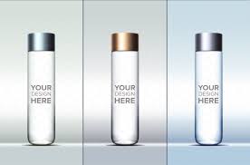 Cylinder Bottle Mockup Bottle Mockup Mockup Design Bottle Drawing