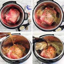 Remove corned beef from packaging and rinse well. Easy Instant Pot Corned Beef With Beer 2 Cookin Mamas