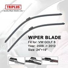 Wiper Blade For Vw Golf 6 2009 2012 1set 24 19 Golf Mk Vi Golf Vi Variant Golf Mk6 Gti Hatchback Estate Windscreen Wipers Wiper Blades Vw Sharan