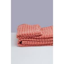 grande couverture en coton bio paros 180 x 200 cm rose poudre rose poudre achat vente couverture plaid cdiscou couverture ponderee coton bio couverture