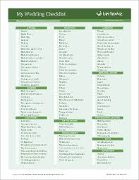 Wedding Planning Checklist For Excel