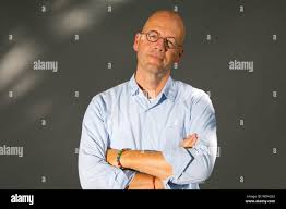 Edinburgh, Scotland, UK, 26 Aug 2019. Pictured at the Edinburgh Book  Festival, Ursula Buchan, granddaughter of The 39 Steps author John Buchan.  Cr Stock Photo