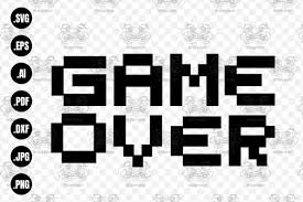 Download Game Over Retro Video Game Graphic By 99 Siam Vector Creative Fabrica PSD Mockup Templates