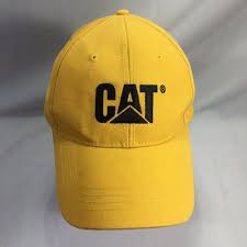 Licensed Cat Caterpillar Hat Cap Embroidered Logo Strapback Tractor Construction Cat Baseballcap Black Cat Fireworks Black Baseball Cap Caterpillar Hats