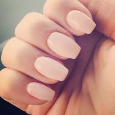 The model is wearing them is regular coffin length with a matte top coat finish. Colors Simple Coffin Short Acrylic Nails Here We Have Short Nails That Have Been Colored In A Light Pink Polish
