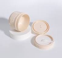 OEM ODM Double Wall Plastic Cream Jar 200ml Empty Round PP ...