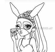 Ariana grande ariana grande is one of today's hottest young stars and is already being compared to legends like mariah carey due to her impressive vocal range. Coloring Pages Ariana Grande Download And Print For Free