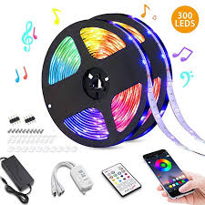 bluetooth led streifen kit 2x5m vitcoco farbwechsel selbstklebend led lichtleiste sync mit musik led streifen lichtleiste streifenbeleuchtung
