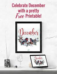 Download Your Free December Printable To Celebrate The Season In 2020 December Printable Gift Tag Template Free Printables