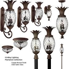 Hinkley Plantation Pineapple Outdoor Collection Deep Discount Lighting