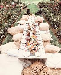 Picnic Long Lunch Backyard Birthday Picnic Birthday Party Boho Picnic