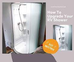 However, these are typically much smaller than bathtubs you'd find in a regular home. Rv Shower Stall Upgrade Must Have Mom