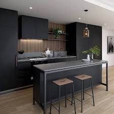 14 Amazing Color Schemes For Kitchens With Dark Cabinets In 2020 Black Kitchen Decor Modern Kitchen Cabinet Design Modern Kitchen Design