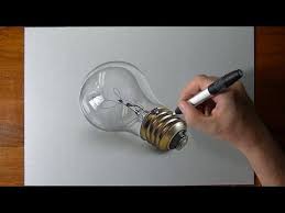 How I Draw A Realistic Lightbulb 2 Realistic Drawings Color Pencil Art Realistic Art