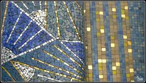 Maison Bleue Angers Un Couloir Regard Passion Mosaique œuvre Mosaique Et Mosaiste