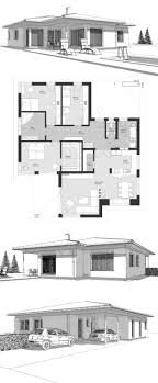 Landhaus Winkelbungalow Haus Modern Mit Flachdach Architektur Grundriss Eingeschossig Barrierefrei Mit 140 Winkelbungalow Architektur Einfamilienhaus Bauen