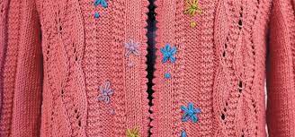 Loops of yarn in a row, either flat or in the round (tubular). Adding Embroidery To A Knitted Sweater Quarto Knows Blog