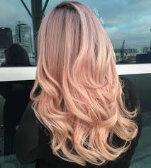 модное окрашивание волос в 2017 году на средние волосы фото Rozovyj Blond Modnyj Cvet Volos 2017 Goda Balayazh Pricheski Rozovye Pricheski