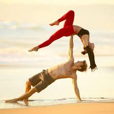 Talking about problems can keep us in our heads, but partner yoga shows couples how their communication patterns play out in real life, she says. Fun Yoga Poses With A Partner Yoga Poses
