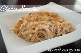Chicken Spaghetti Queen Of Reviews Chicken Spaghetti Chicken Spaghetti Recipes Recipes