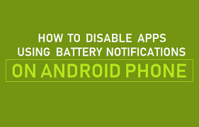 For more info, check out google's optimize data usage help article and our own article on how to reduce. How To Disable Apps Using Battery Notification On Android Phone