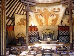 Interior Of The King S Palace Yurt In Central Mongolia Pic By Thorsten Mongolia Yurt Interior Yurt