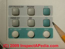 Carrier ac310 operation and service instructions manual (63 pages). Thermostat Fan Auto On Off Switch Setting Repair