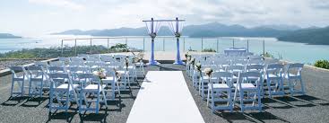 Wedding Ceremony On One Tree Hill On Hamilton Island Outdoor Wedding Wedding With A View Hamilton Island Wedding Hamilton Island Ceremony Location