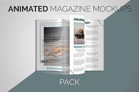 Download Animated Magazine Mockups Pack 8255 Branding Design Bundles Magazine Mockup Design Mockup Free Psd Mockup Template