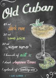 Old Cuban Food Kitchen Poster Print Metal Posters In 2020 Cuban Recipes Cocktails Cocktail Recipes