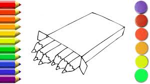 Maybe you would like to learn more about one of these? How To Draw Pencil Box For Kids Coloring Pages Drawing With Colored Markers Youtube