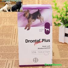 Drontal Plus Kopekler Icin 104 Tablet Tenya Dewormer Kopek Kopek Aksesuarlari Aliexpress