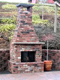 The New Outdoor Fireplace Outdoor Fireplace Brick Backyard Fireplace Diy Outdoor Fireplace