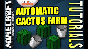 There are to things you can do the best way is to do this make a big hollow room under ground and put a few floors that are 3 high you can also build a structure. Minecraft Bedrock Automatic Cactus Farm Tutorial Ps4 Mcpe Xbox Windows Switch Youtube
