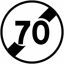 Sauf disposition contraire, les vitesses maximales autorisées prévues par le code de la route sont de 50 km/h en agglomération et, hors agglomération, de 130 km/h sur autoroute, 110 km/h sur routes à chaussées séparées, 80 km/h sur les autres routes. Panneau Alu Fin De Limitation De Vitesse Signals