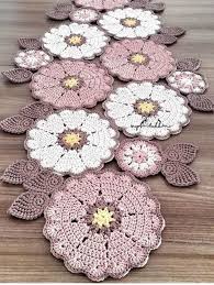 Caminho De Mesa Grande De Croche 38 Flores De Croche Com Grafico Para Baixar Revista Artesanato Casa De Croche Caminho De Mesa De Croche Fazer Croche