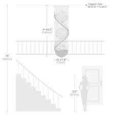 Modern Three Sphere Raindrop Spiral cyrstal Chandelier for Foyer