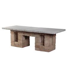 Outdoor dining tables for your balcony or patio. Necessories Desert Rectangle Patio Dining Table 4201132 The Home Depot Patio Dining Table Dining Table Patio Dining