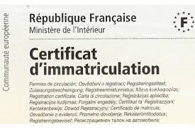 Demande de carte grise scooter : Le Certificat D Immatriculation Ou Carte Grise