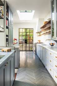 If you plan to build a galley kitchen, but the problem comes from the budget, try these galley kitchen ideas below. Kitchen Design Ideas Galley Kitchen Design Kitchen Cabinet Remodel Kitchen Flooring