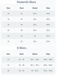 Pin By Aurelya Hyjal On Brand Name Plus Size Charts In 2019