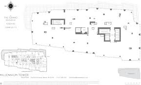 Millennium Tower Penthouse Homes The Bates Real Estate Report House Floor Plans Pent House Floor Plans